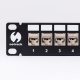 NetRack Netrack patch panel keystone 19 24-porty, FTP, wyposażony 24xkeystone jack kat. 6A 3