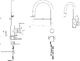 Bateria kuchenna Quadron JENNIFER Pull out SteelQ stal szlachetna 1