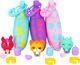 Figurka Splash Toys Bananas Figurka w breloku 3-pak niebieski-fiolet-różowy 1