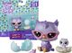 Figurka Hasbro Littlest Pet Shop Zestaw 2 figurek Oona i Nona Owler oraz akcesoria 1