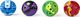 Figurka Spin Master Bakugan Baku-Gear zestaw Nillious, Hydorous, Pegatrix, Pharol 5