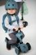 ScootAndRide Plecak na hulajnogę dla dzieci 1-5 lat Steel 21
