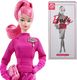 Mattel Lalka Barbie Kolekcjonerka różowa 60-lecie ze stojakiem uniwersalny 1