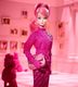 Mattel Lalka Barbie Kolekcjonerka różowa 60-lecie ze stojakiem uniwersalny 6