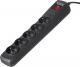 Listwa zasilająca Activejet Combo przeciwprzepięciowa 5 gniazd 3 m czarna (ACP-5GN 3M CZ                  ) 1