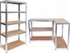 Topeshop Regał magazynowy metalowy G9040 MDF 175kg 1
