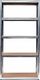 Topeshop Regał magazynowy metalowy G9040 MDF 175kg 2