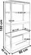 Topeshop Regał magazynowy metalowy G9040 MDF 175kg 7