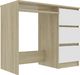Biurko vidaXL 801378 Beżowe 90 cmx45 cm 1