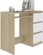 Biurko vidaXL 801378 Beżowe 90 cmx45 cm 2