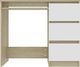 Biurko vidaXL 801378 Beżowe 90 cmx45 cm 3