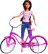 Pepco lalka rowerzystka z akcesoriami różowa 3