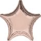 BALON foliowy Gwiazda 45cm ROSEGOLD urodziny, roczek, baby shower, chrzest, komunia, panieński 1