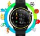 Smartwatch Aludra Smartwatch zegarek Microwear L8 monitor EKG ciśnienie krwi pulsometr krokomierz sen OLED 6
