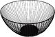 Springos Kosz na owoce, koszyk metalowy 25x15 cm czarny UNIWERSALNY 1