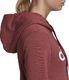 Adidas Bluza damska adidas Essentials Linear OH HD bordowa GD2960 : Rozmiar - M 4