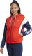 Reebok Bluza damska Reebok Training Essentials Linear Logo FL Fullzip czerwono-granatowo-biała FT0904 : Rozmiar - XS 2