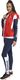 Reebok Bluza damska Reebok Training Essentials Linear Logo FL Fullzip czerwono-granatowo-biała FT0904 : Rozmiar - XS 5