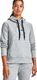 Under Armour Bluza damska Under Armour Rival Fleece Metallic Hoodie szara 1356323 035 : Rozmiar - L 4