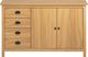 vidaXL Komoda Hill Range, miodowy brąz, 130x40x80 cm, drewno sosnowe (288931) - 288931 2