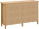 vidaXL Komoda Hill Range, miodowy brąz, 130x40x80 cm, drewno sosnowe (288931) - 288931 5
