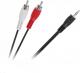 Kabel Jack 3.5mm - RCA (Cinch) x2 5m czarny (KPO2747-5) 1