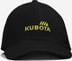 Kubota Czapka z daszkiem Kubota Classic Czarna Żółte Logo 2