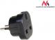 Maclean Adapter podrózny EU na UK czarny (MCE72) 3