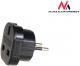 Maclean Adapter podrózny EU na UK czarny (MCE72) 5