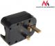 Maclean Adapter zasilania UK na Euro kątowy czarny (MCE70) 5