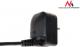 Maclean Adapter zasilania UK na Euro kątowy czarny (MCE70) 8
