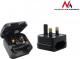 Maclean Adapter podróżny UK na gniazdo EU czarny (MCE71) 1