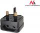 Maclean Adapter podróżny UK na gniazdo EU czarny (MCE71) 4