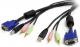 StarTech Kable KVM, 1.8m, Czarny (USBVGA4N1A6) 1