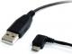 Kabel USB StarTech USB A na Micro USB B (kątowy) (UUSBHAUB1LA) 1