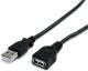 Kabel USB StarTech USB-A - USB-A 1.8 m Czarny (USBEXTAA6BK) 1
