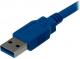 Kabel USB StarTech USB-A - 1 m Niebieski (USB3SAB1M) 3