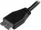 Kabel USB StarTech USB-A - micro-B 1 m Czarny (USB3AUB1MS) 2