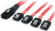 StarTech SFF 8087 - SATA x4, 0.48m, Czerwony (SAS8087S450) 1