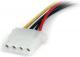 StarTech Molex - SATA, 0.15m, Wielokolorowy (LP4SATAFM6IN) 2