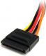 StarTech SATA 15-pin - SATA 15-pin, 0.2m, Wielokolorowy (SATAPOWEXT8) 2