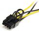 StarTech SATA 15-pin - PCIe 8-pin, 0.15m, Żółty (SATPCIEX8ADP) 2