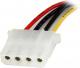 StarTech Molex - SATA, 0.3m, Wielokolorowy (LP4SATAFM12) 1