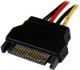 StarTech Molex - SATA, 0.3m, Wielokolorowy (LP4SATAFM12) 2