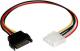 StarTech Molex - SATA, 0.3m, Wielokolorowy (LP4SATAFM12) 1