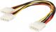 StarTech Molex - Molex x2, 0.23m, Wielokolorowy (PYO2L) 1