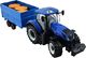 Bburago Skala Bburago: 1:32 Zestaw ekonomiczny B18-44060 ciągnika rolniczego i przyczepy New Holland T7000 (różne) 7