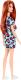 Lalka Barbie Mattel  w niebieskiej sukience z nadrukiem fioletowego serca (T7439/GHW48) 3