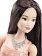 Lalka Barbie Barbie Barbie DGX83 - lalka fashionistki w sukni z brokatem w kolorze koralowym, lalki do przebierania, różowa 1