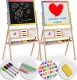 Ricokids Duża magnetyczna kredowa tablica obrotowa z zegarem Ricokids - wielokolorowa 5